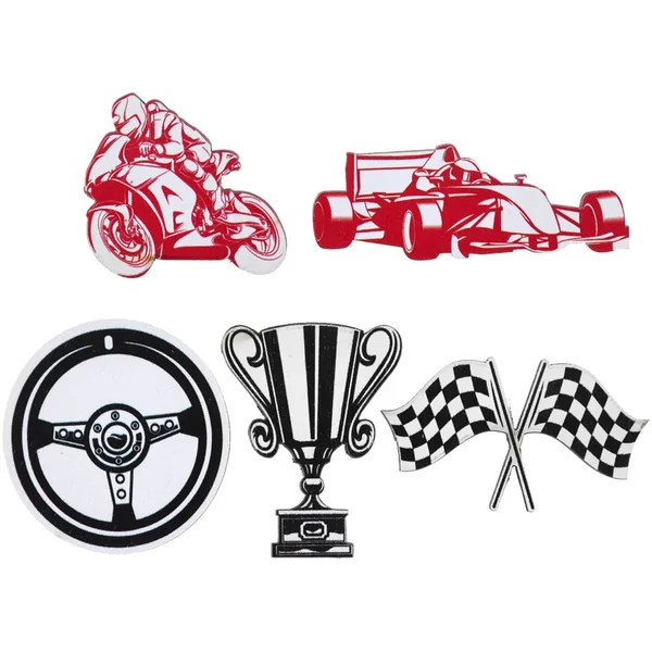 10 Confettis à Parsemer Formule 1 - Bois