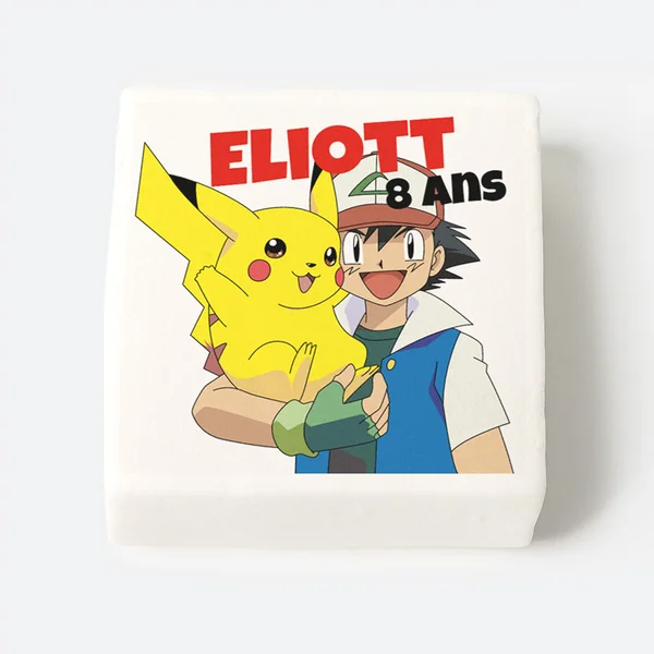 12 Guimauves personnalisées - Pokemon Sacha
