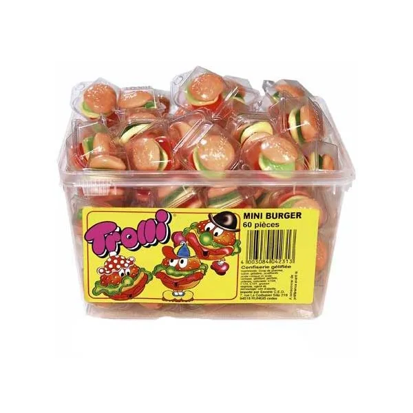 1 Bonbon - Hamburger Mini (2, 5 cm)