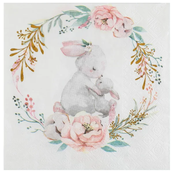 20 Serviettes Mon P'tit Lapin