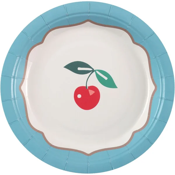 6 Petites Assiettes Dolce Vita Bleu Ciel