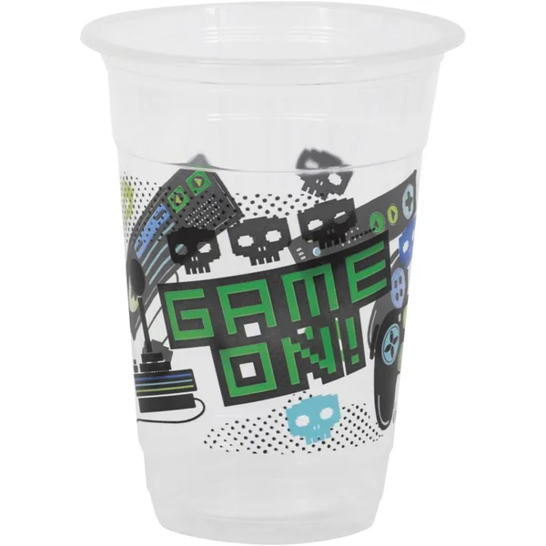 8 Gobelets Gamer Birthday