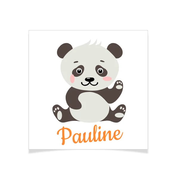8 Tatouages à personnaliser - Panda