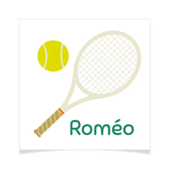 8 Tatouages à personnaliser - Tennis