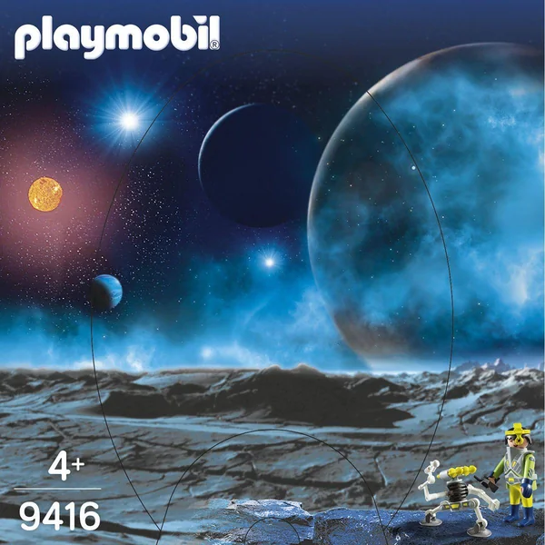 Agent de l'espace avec robot Playmobil 9416