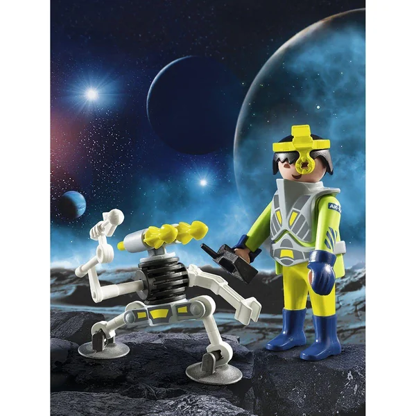 Agent de l'espace avec robot Playmobil 9416