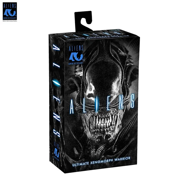 ALIENS - 7" SCALE ACTION FIGURE - 40TH ANNIVERSARY ULTIMATE WARRIOR XENOMORPH (BLACK)