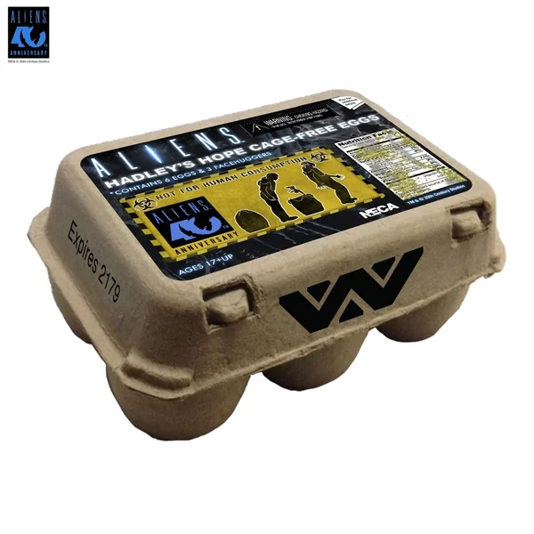 ALIENS - ACCESSORY PACK - 40TH ANNIVERSARY CARTON OF ALIEN EGGS 6 PACK
