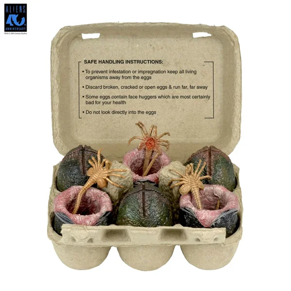 ALIENS - ACCESSORY PACK - 40TH ANNIVERSARY CARTON OF ALIEN EGGS 6 PACK