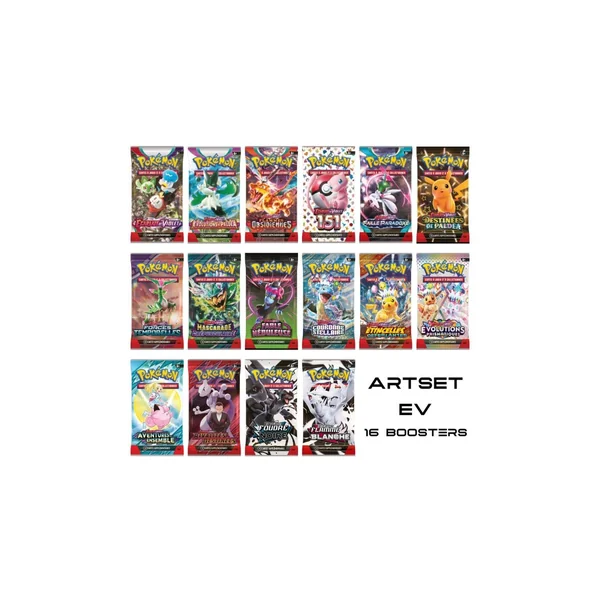 ARTSET Ecarlate et Violet - Lot de 16 Boosters - Pokémon - FR