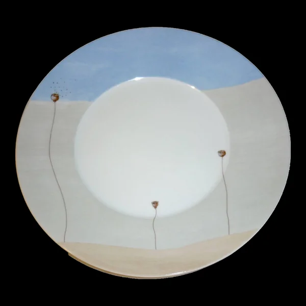 Assiette Zéphyr MdN en porcelaine de Limoges