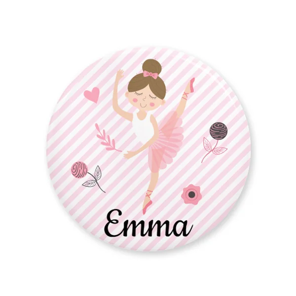 Badge à personnaliser - Ballerine