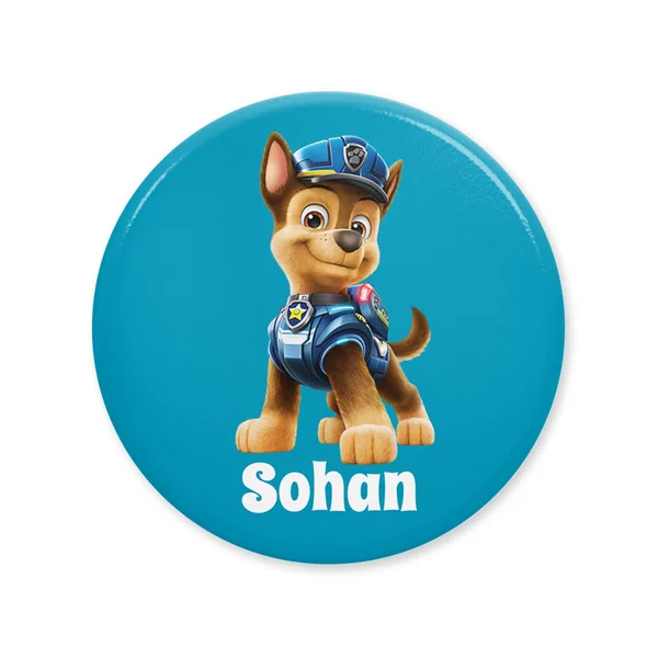 Badge à personnaliser - Pat'Patrouille Chase