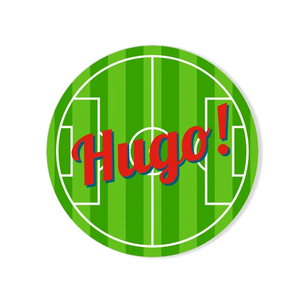 Badge à personnaliser - Terrain de Foot