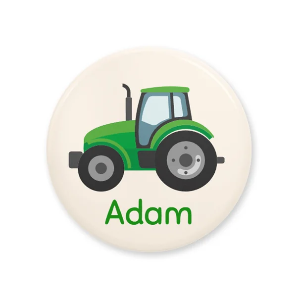 Badge à personnaliser - Tracteur