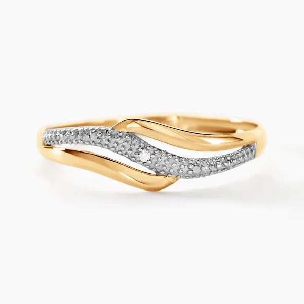 Bague Smeralda Or Bicolore Diamant