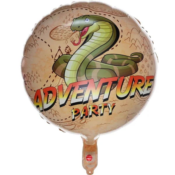 Ballon Aluminium Hélium Aventurier - Ø 45 cm