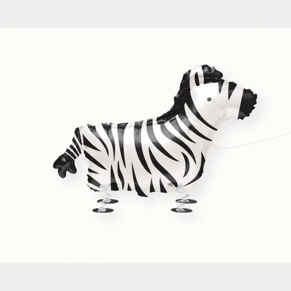 Ballon Zèbre Marcheur - 76 cm
