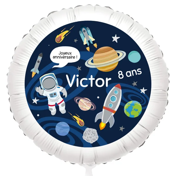 Ballon à personnaliser - Espace