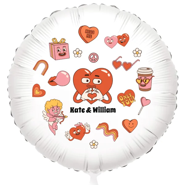 Ballon à personnaliser - Les amoureux