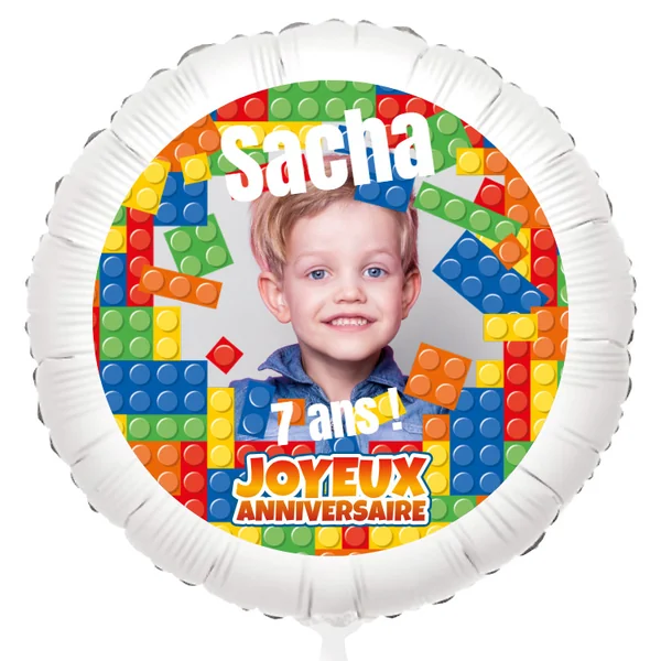 Ballon à personnaliser - Photo Block Party