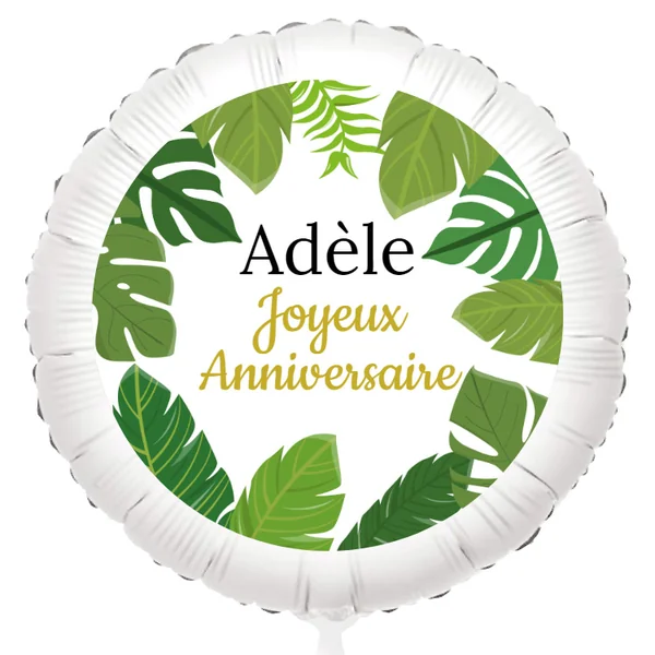 Ballon à personnaliser - Tropical Paradise