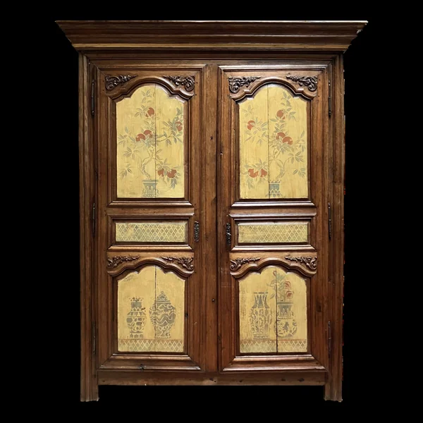 Beautiful decorated wardrobe
