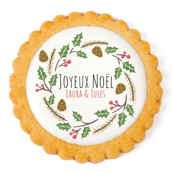Biscuit personnalisé - Pommes de pin