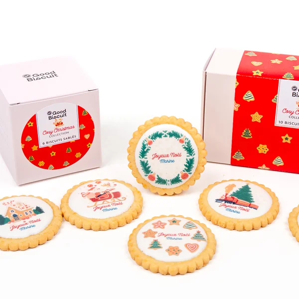 Biscuits personnalisés Collection Noël Cosy