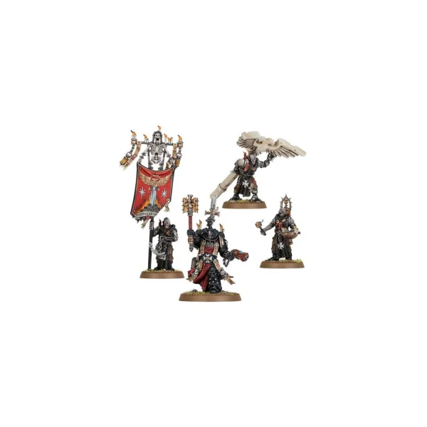 Black Templars: Chapelain Grimaldus et sa Suite - Warhammer 40k