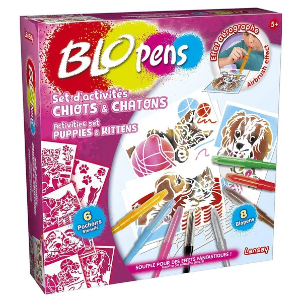 Blopens : set d'activités chiots et chatons