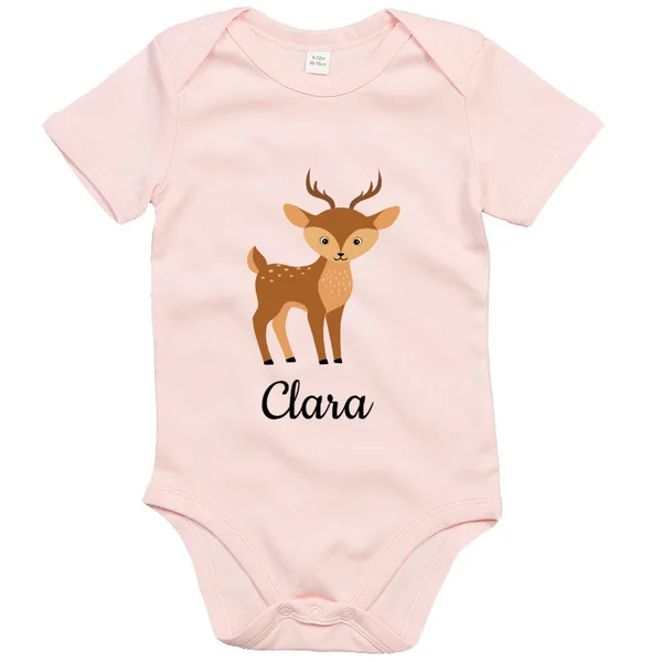 Body bébé à personnaliser - Biche