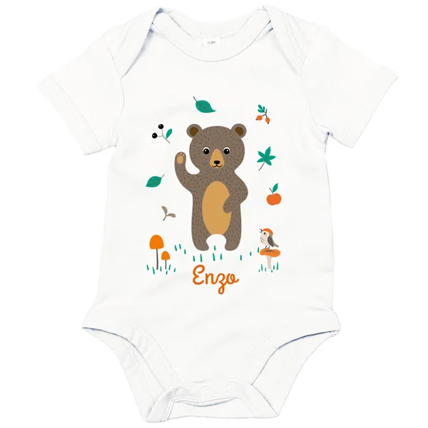 Body bébé à personnaliser - Ours