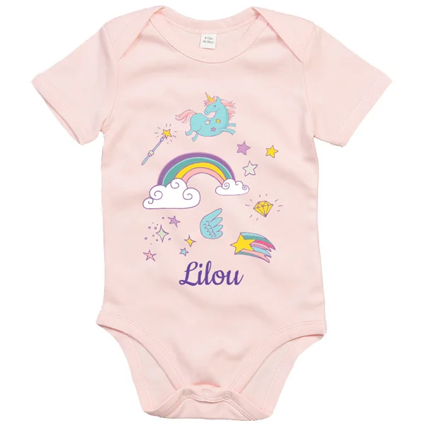 Body bébé à personnaliser - Rainbow