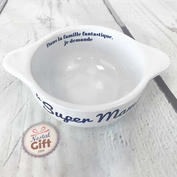 Bol Breton "La super Maman" - Cadeau maman