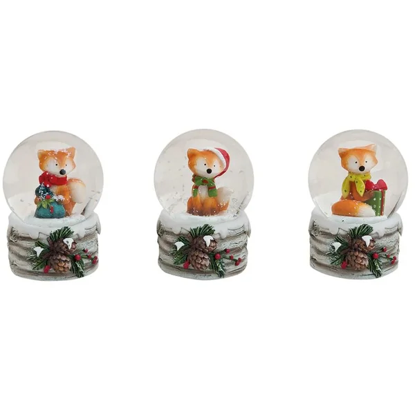 Boule à Neige – Renard de Noël