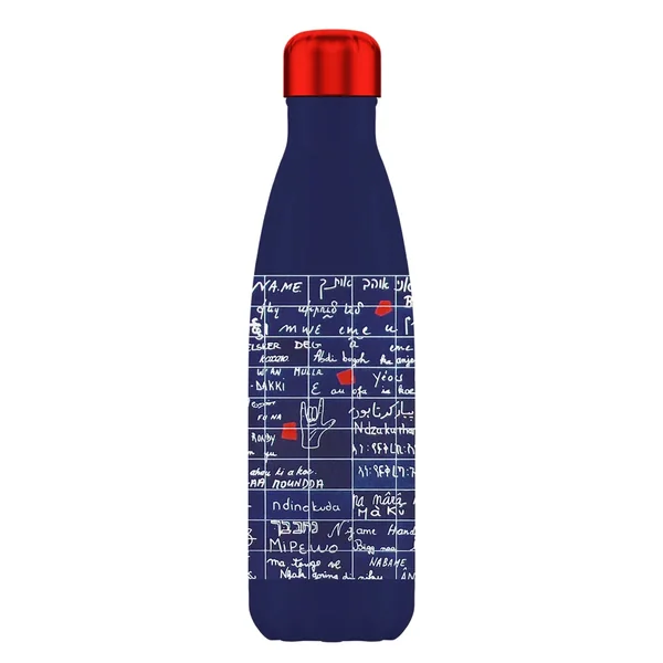 Bouteille Isotherme Mur des Je t'Aime