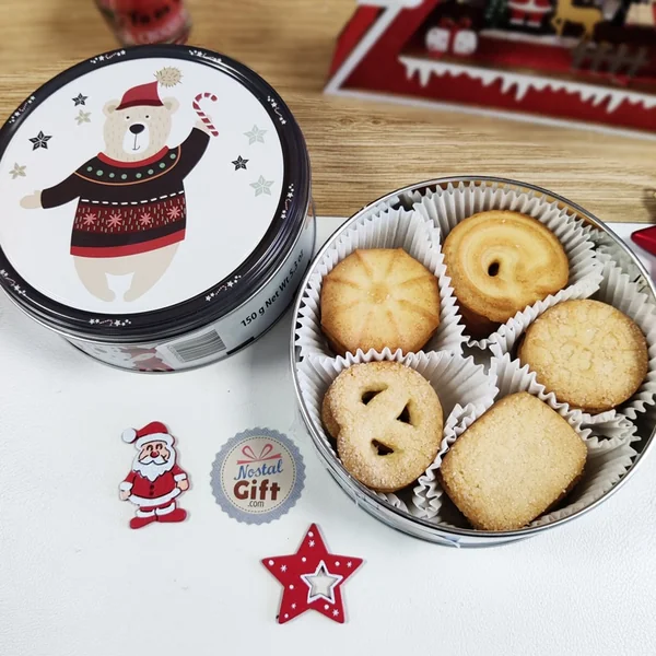 Boîte en métal – Biscuit de Noël