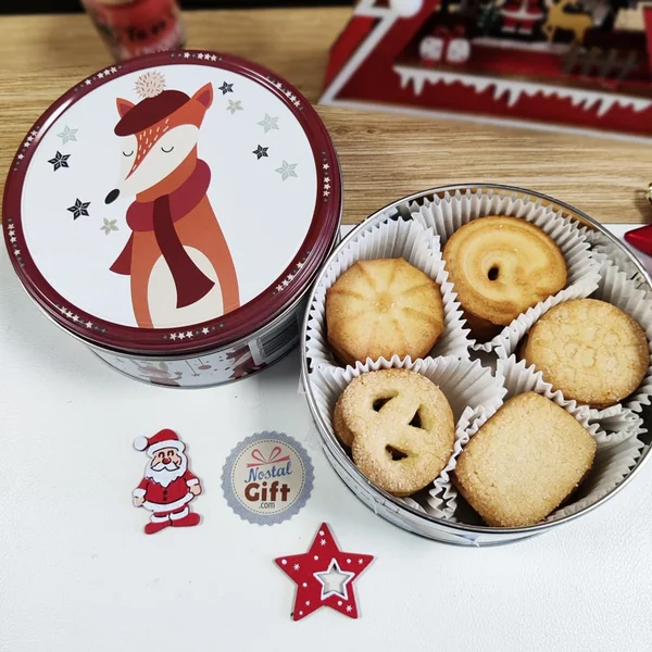 Boîte en métal – Biscuit de Noël