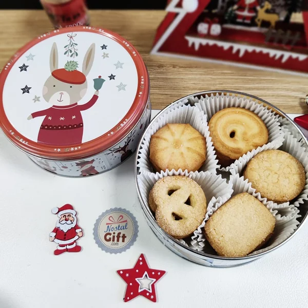 Boîte en métal – Biscuit de Noël