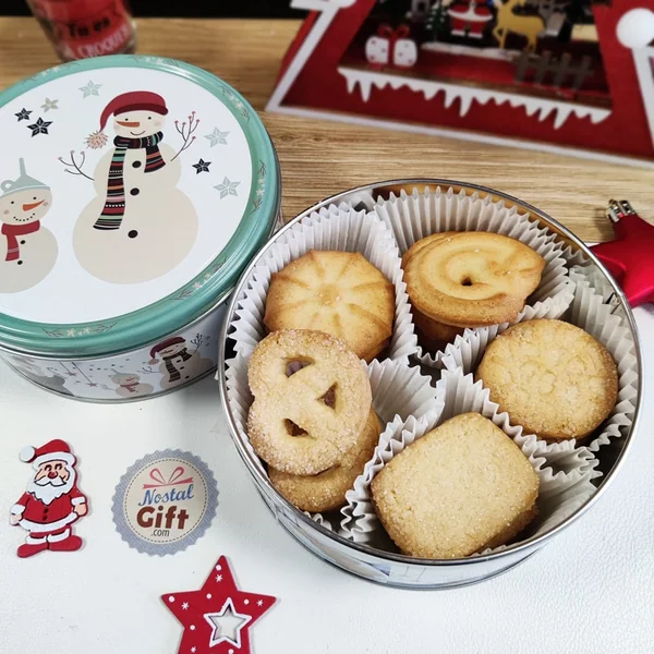 Boîte en métal – Biscuit de Noël