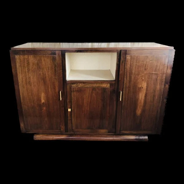 Buffet bas Art Deco en noyer Circa 1930/1940