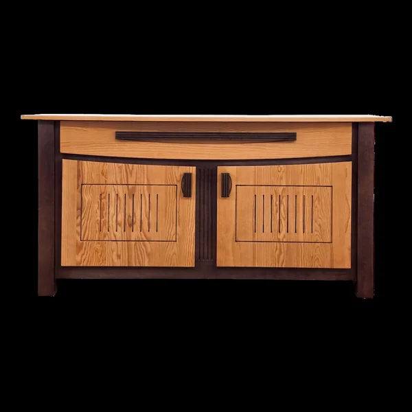Buffet en bois massif au design intemporel