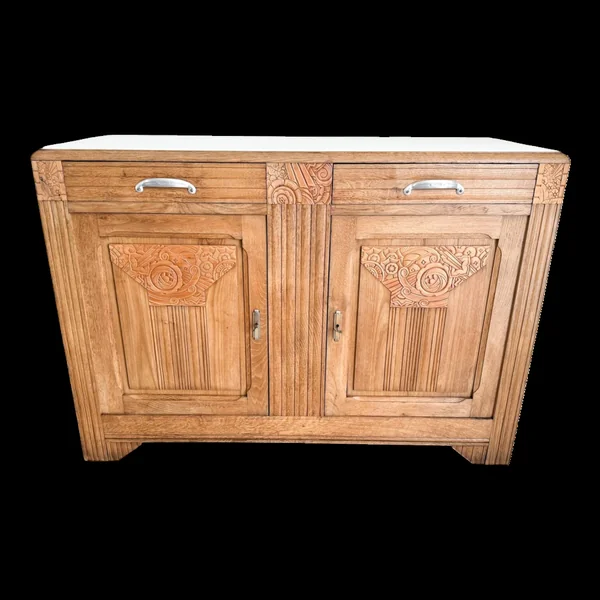 Buffet parisien Art déco en chêne 1930-1940