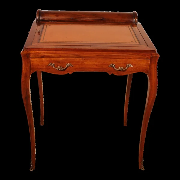 bureau / table à jeux en noyer d'époque napoléon III