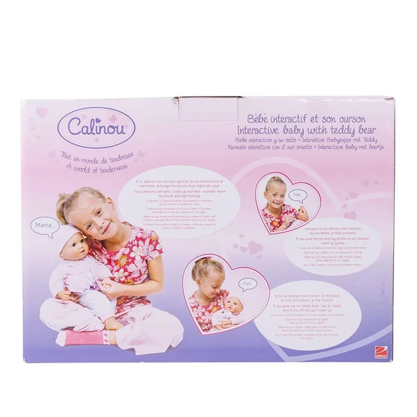 Bébé interactif et son ourson