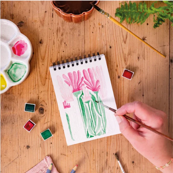 Carnet de coloriage Floral - Format A6
