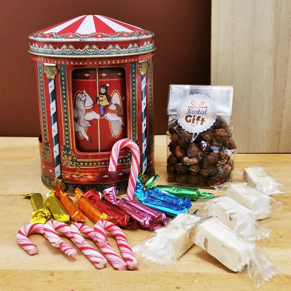 Carrousel boîte a musique de Noël - Confiseries
