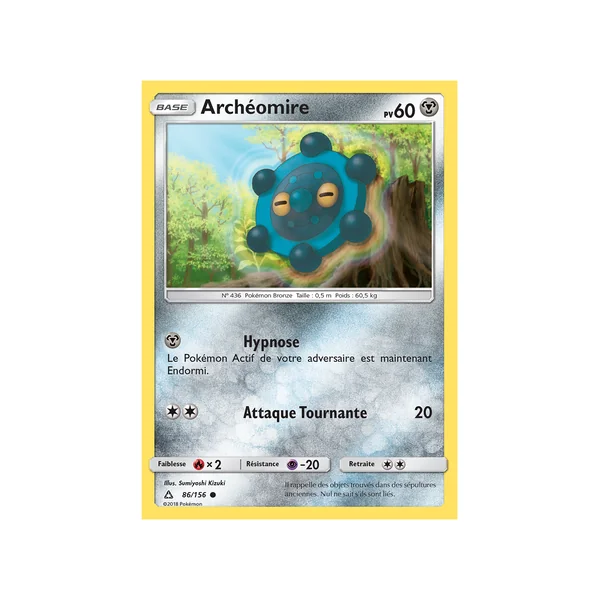 Carte Pokémon Archéomire 86/156 Commune Ultra-Prisme
