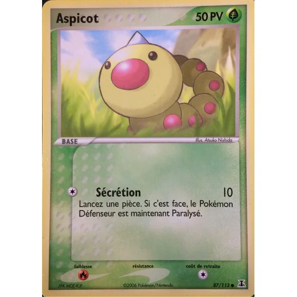 Carte Pokémon Aspicot 87/113 Commune Espèces Delta
